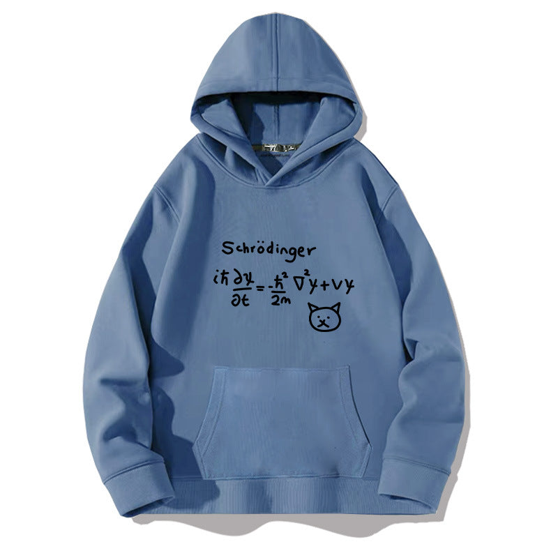 Schrodinger's Cat Hooded Pullover In Summer