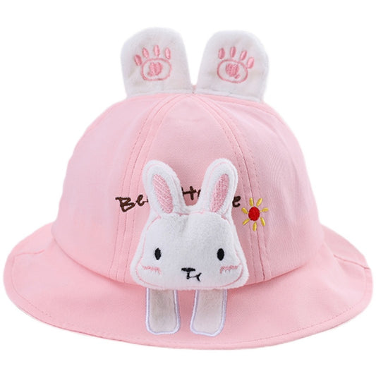 Cute Cartoon Bunny Cotton Wide-brimmed Pot Hat