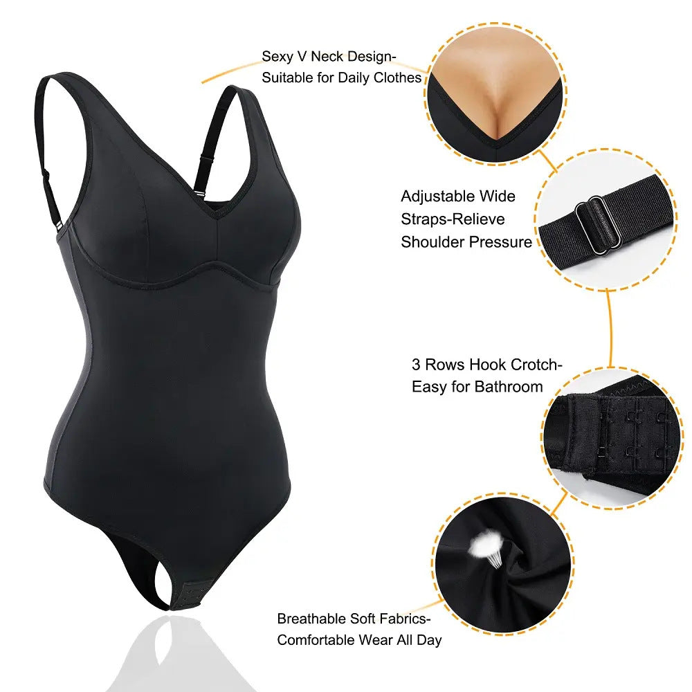 Women's Fashionable Slim-fit V-neck Body-shaping Corsets