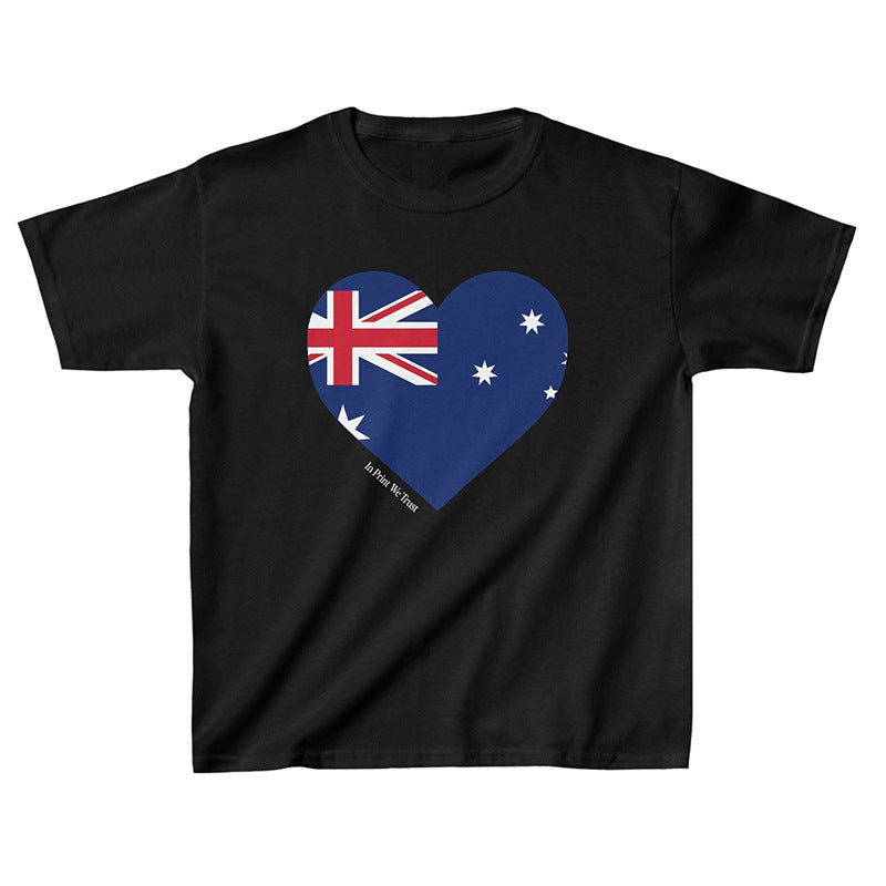 Slim-fit Sexy Gothic Cropped T-shirt