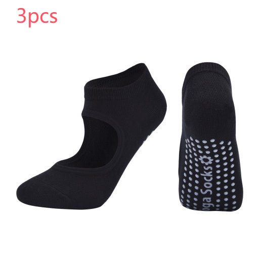 Combed cotton yoga socks