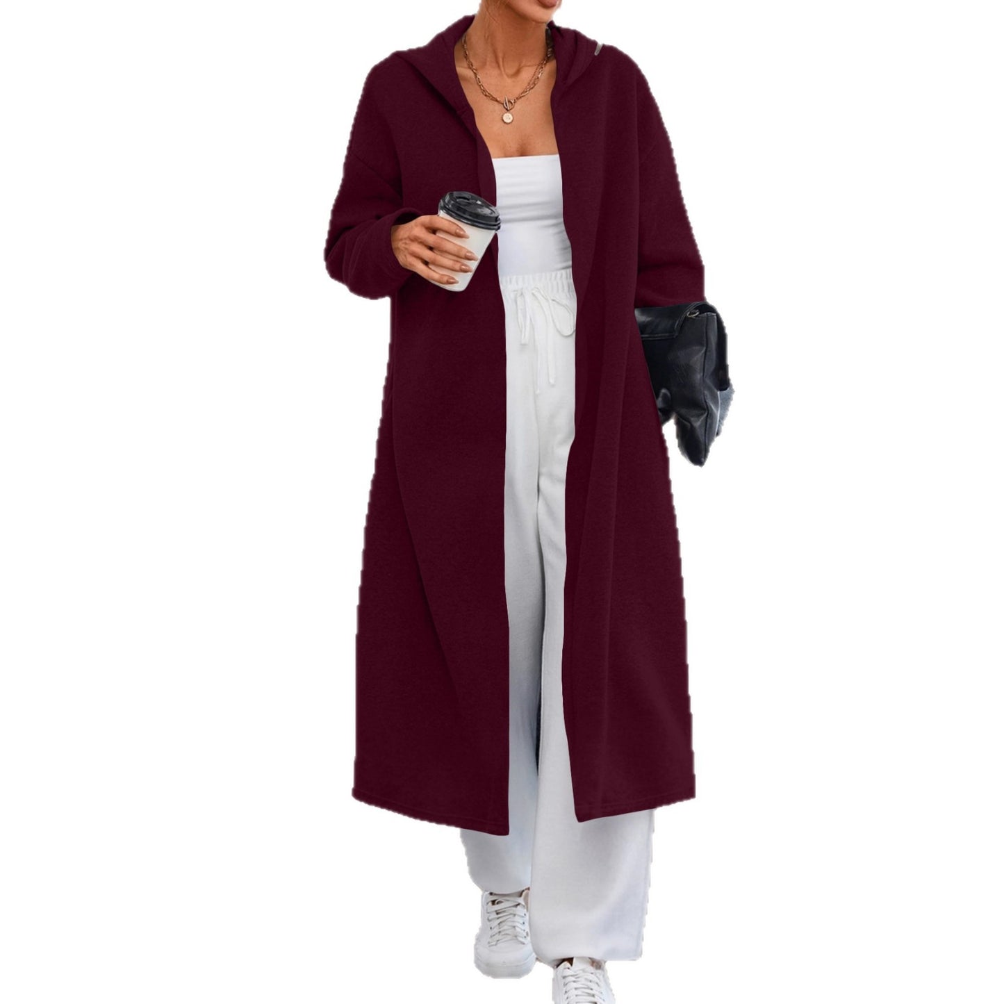 Women's Leisure Commute Long Cardigan Jacket