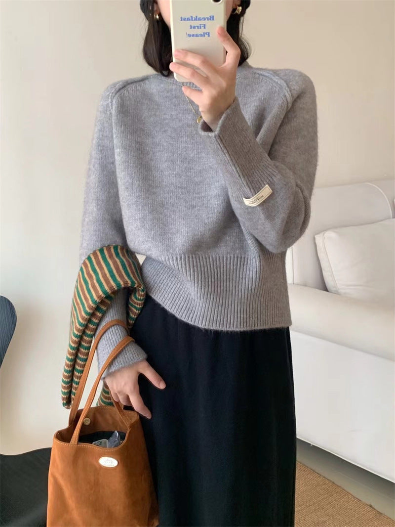Japanese-style Retro Sweater Women's Autumn And Winter New Loose