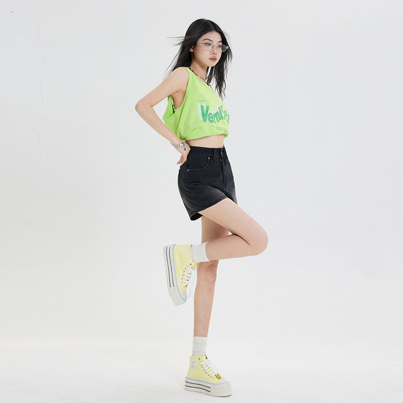 Fashion Personality Denim Shorts For Women