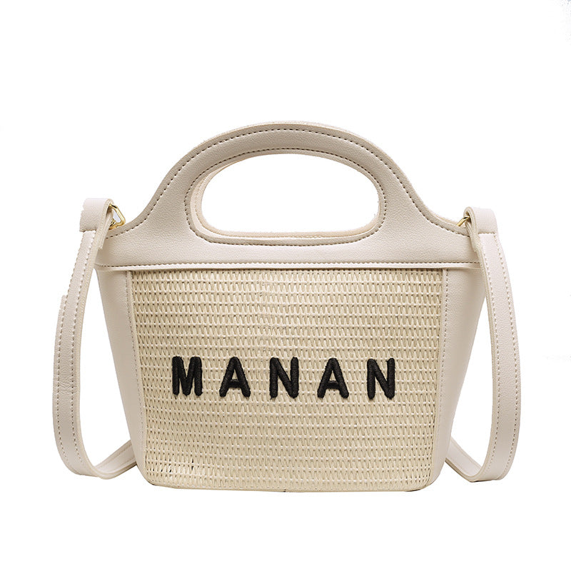 New Fashion Straw Vegetable Basket Style Women's Bag