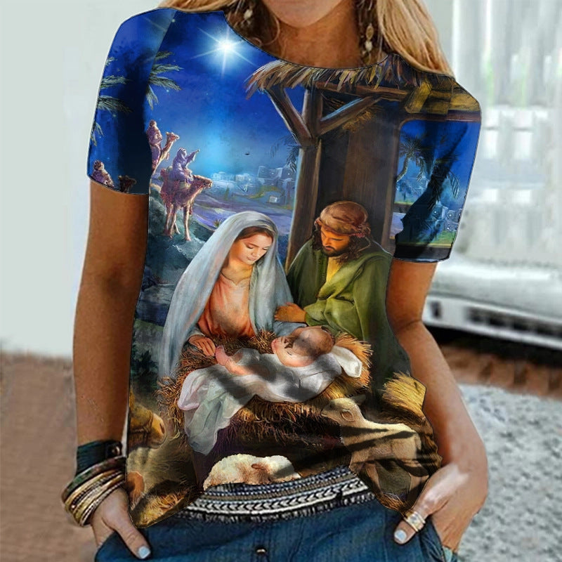 Fashion V-neck Plain Color Sleeve Rhinestone Casual Top