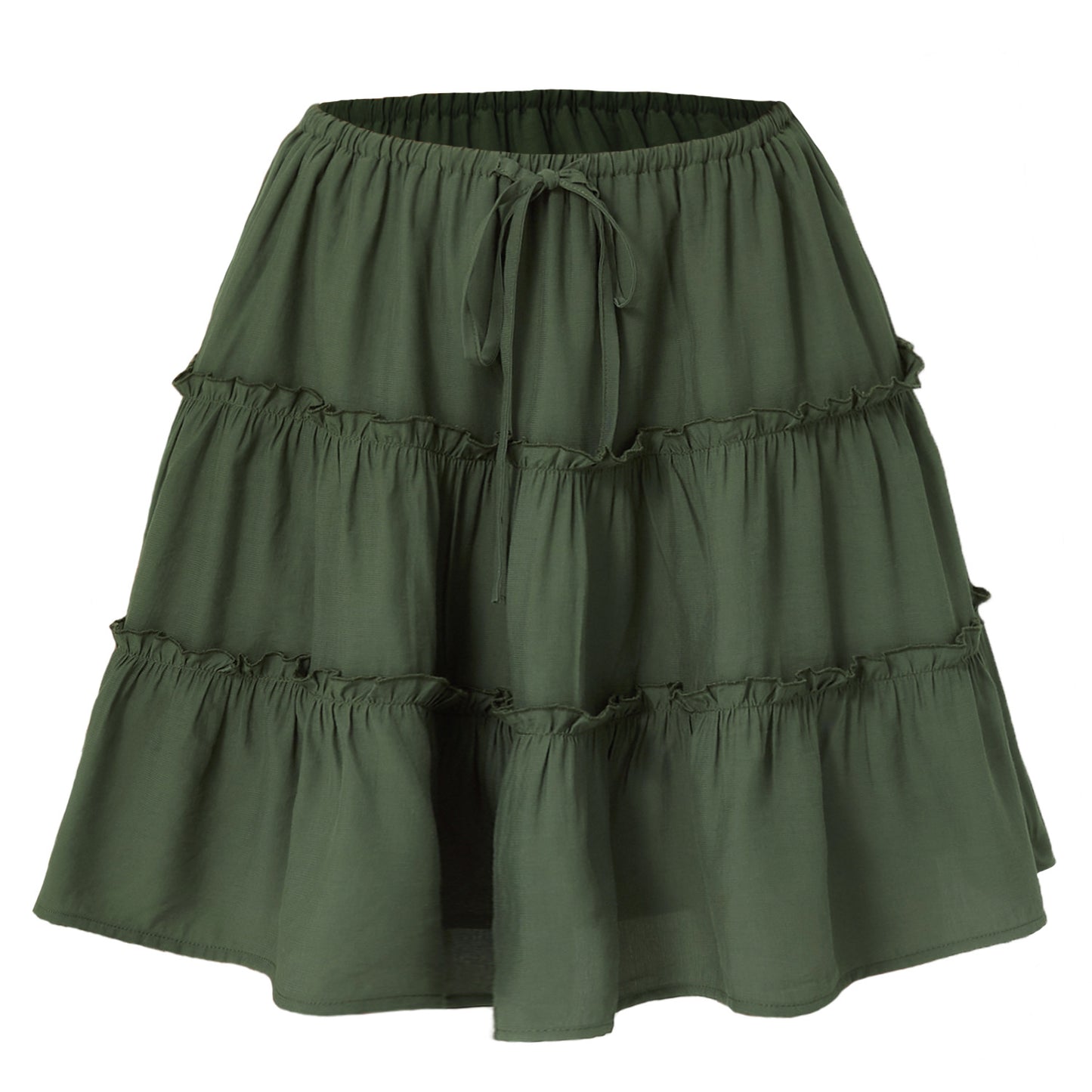 Short Skirt With A No-bulge Inner Lining