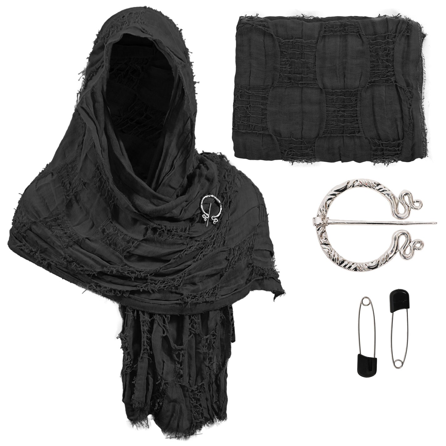 Old Four Seasons Beggar Style Cotton And Linen Shawl