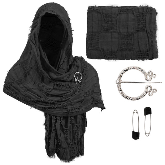 Old Four Seasons Beggar Style Cotton And Linen Shawl