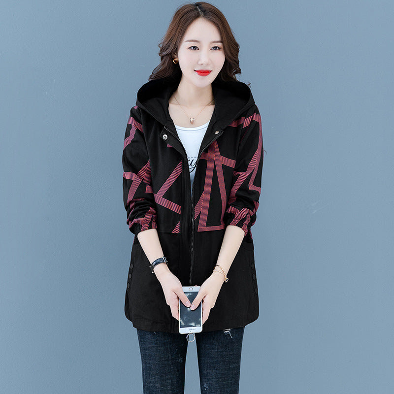 New Style Large Size Windbreaker For Autumn Coat