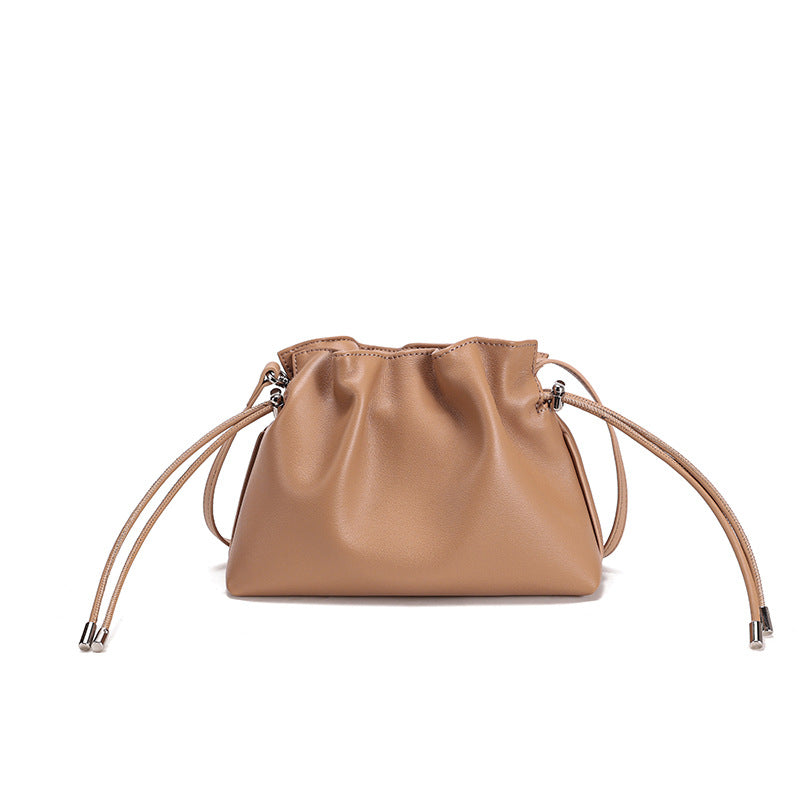 Women's Messenger Bag Drawstring Small Chinese Character Fu Bag All-match Casual Shoulder