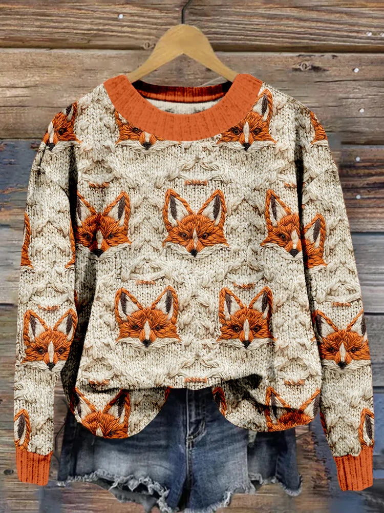 Juleinspireret Elg Ny Digital 3D Rundhalset Sweater