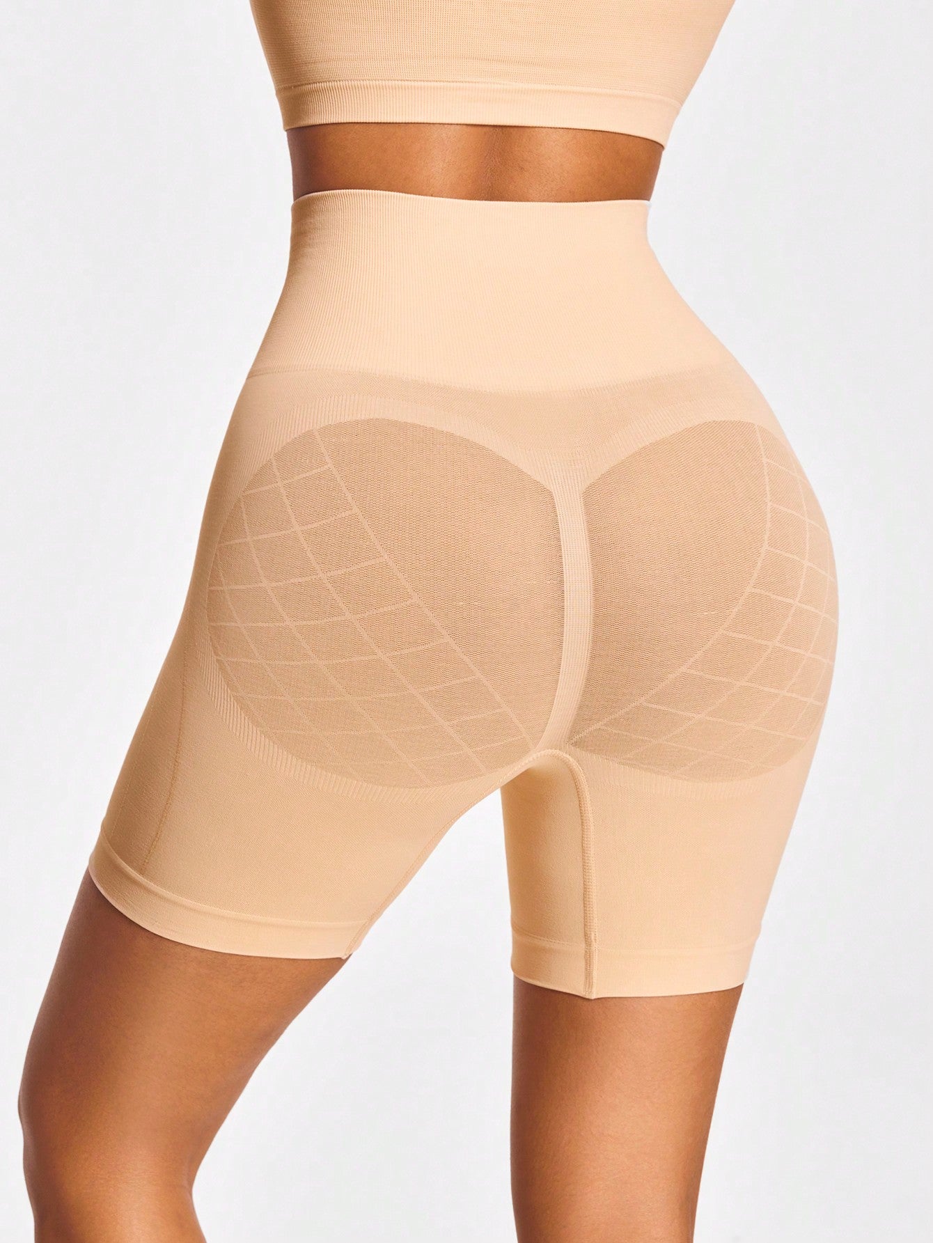 Women's Firm Control High-Waisted Shorts - Butt-Lift & Tummy Thigh Contour