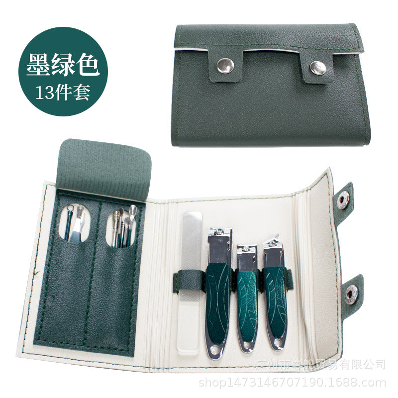 Stainless Steel Manicure Implement Nail Clippers Full Set
