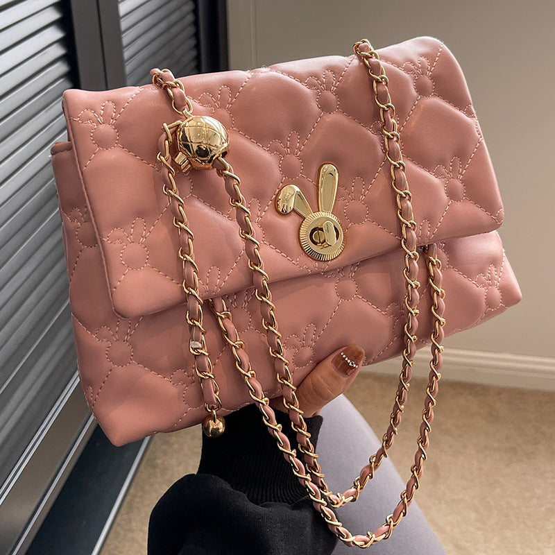 Women Autumn And Winter Chain Shoulder Messenger Popular Small Square Bag