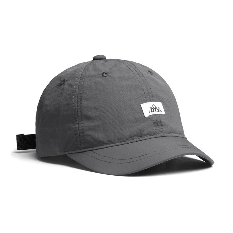 Simple Versatile American Retro Short-brim Cap
