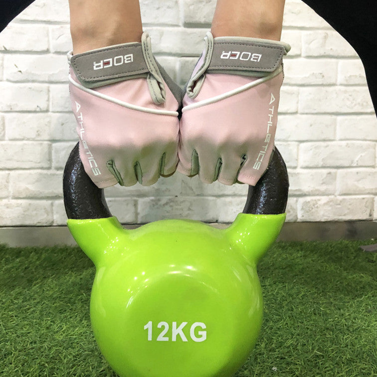 Lightweight Equipment Training Half Finger Dumbbell Non-slip Wear-resistant Fitness Gloves