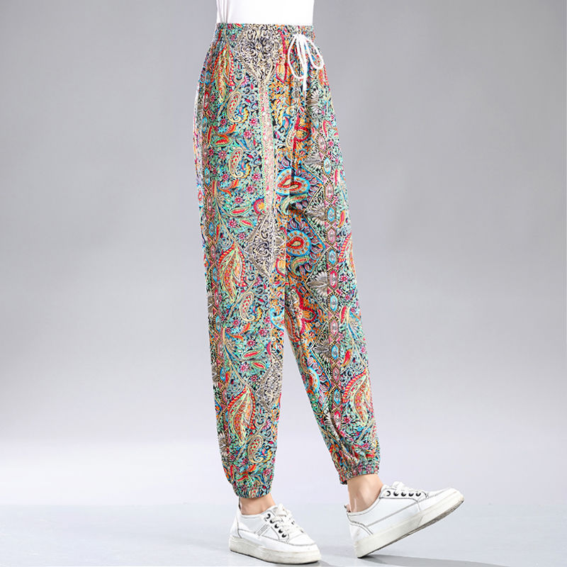 Elastic Plus Size Summer Anti Mosquito Pants
