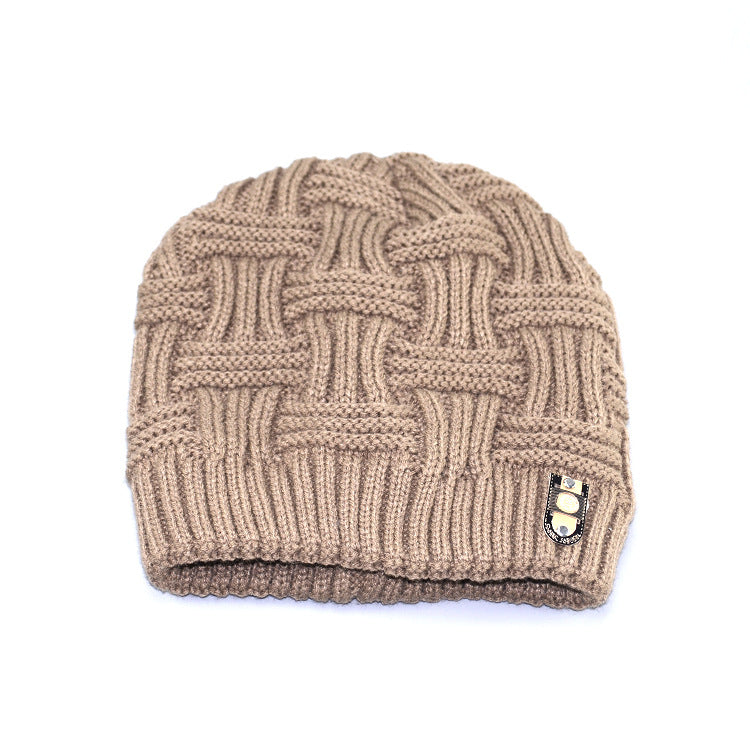 Men's Fashion Padded Jacquard Knitted Hat