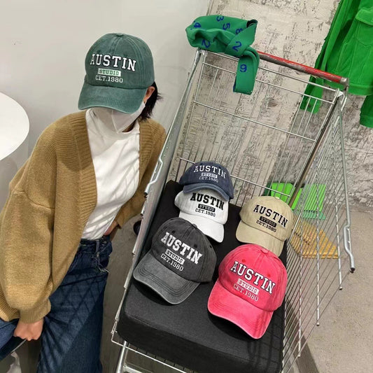 Men's And Women's Fashion Wash Denim Baseball Hat