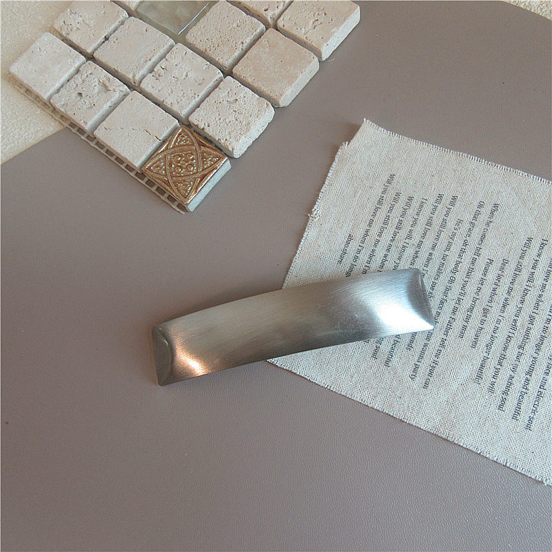 South Korea Chic Cold Wind Graceful Geometric Square Metal Barrettes