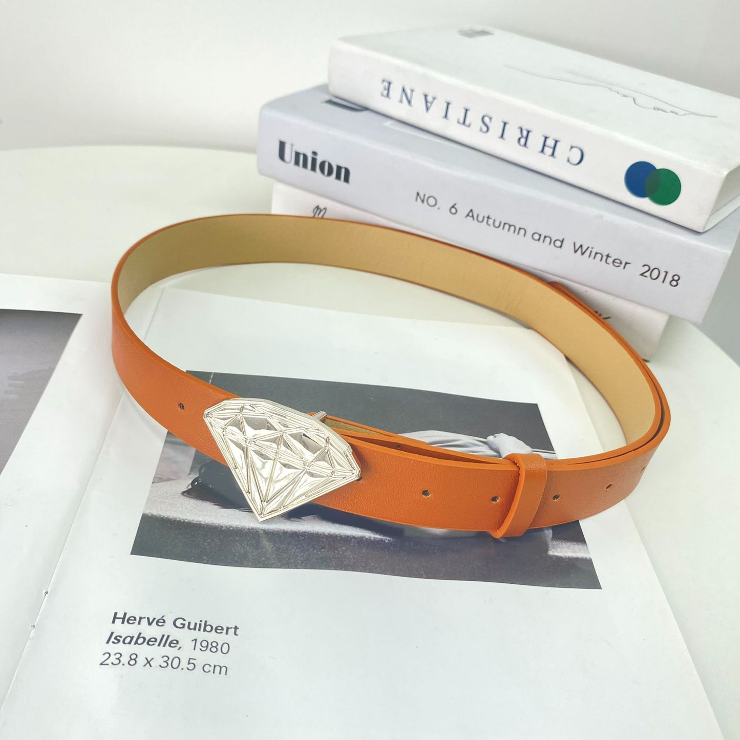 Fashionable All-match Diamond Buckle For Women Belt