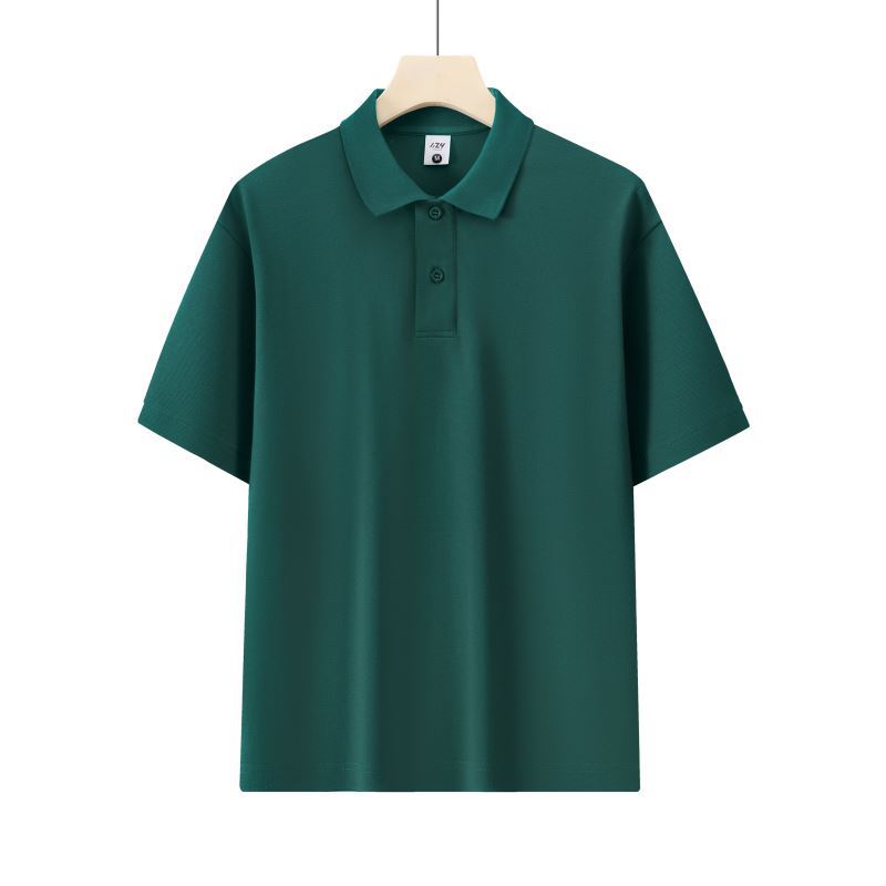 Honeycomb Mesh Beaded Cotton Casual Short Sleeve