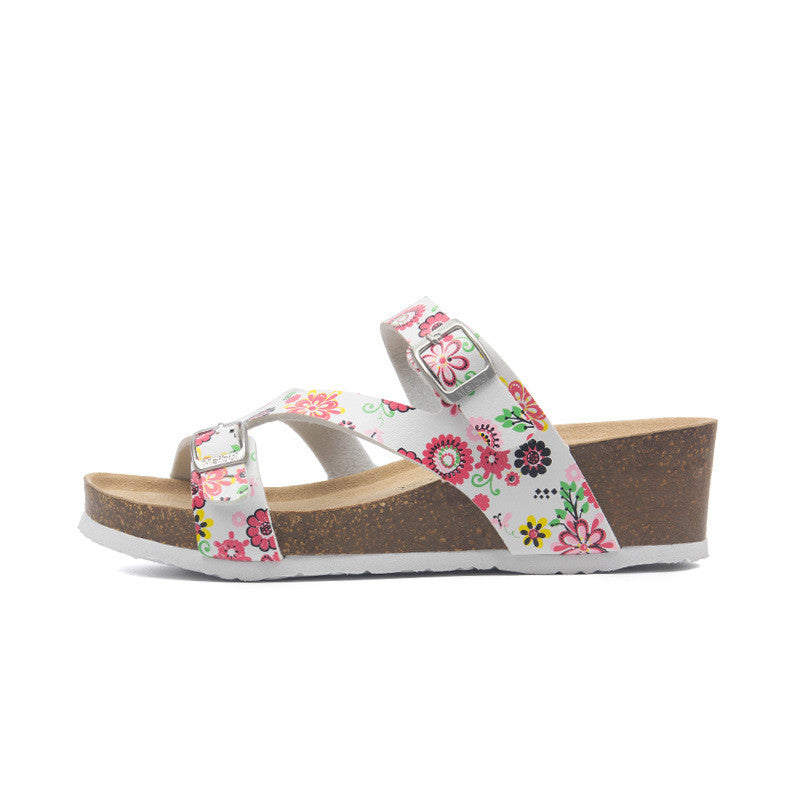 Increase Outdoor Beach Slope With Cork Slippers High Heels