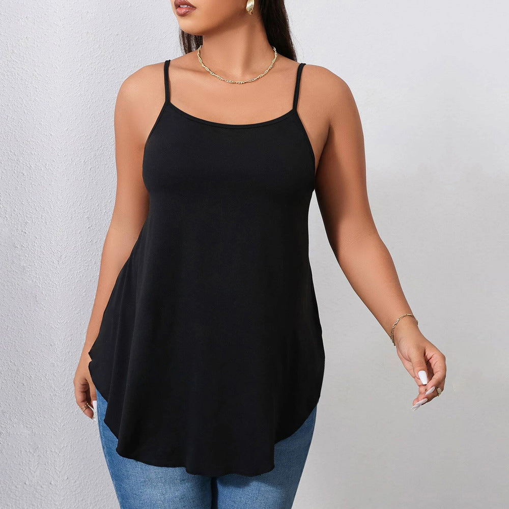Women's Casual Waist-tied Versatile Solid-color Top