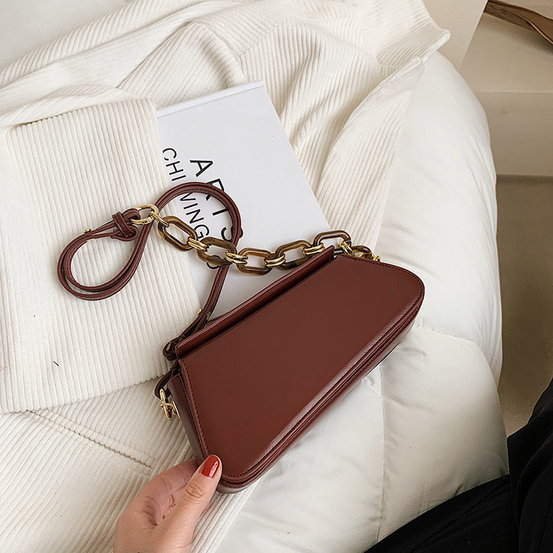 Retro Chain Small Square Bag Wild Ins Messenger Bag