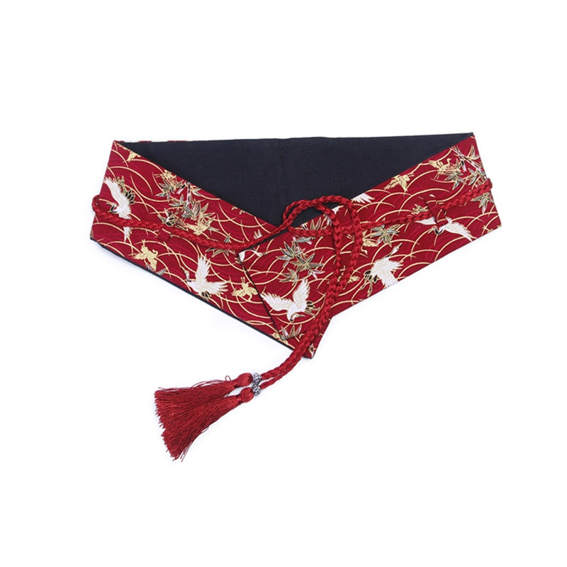 Decorative Japanese Style Retro Waist Tassel Strap