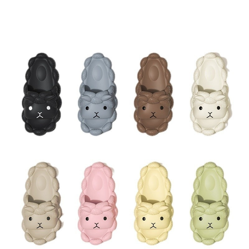 Cute Lamb Women's Summer Indoor Slippers