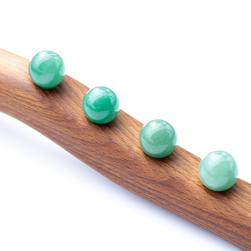 Jade Scraping Stick Carbonized Eight Beads Beauty Salon