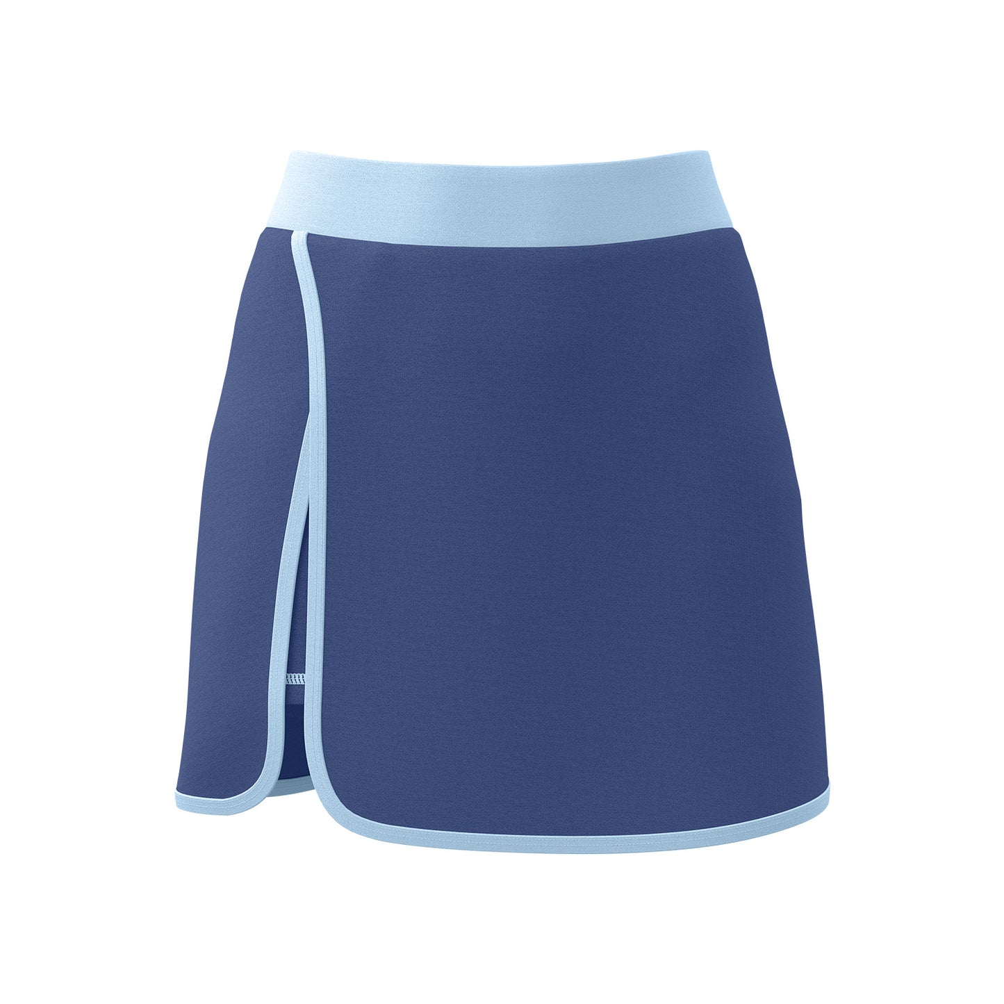 Linear Anti-exposure Built-in Pocket Fitness Yoga Fake Two-piece Skirts