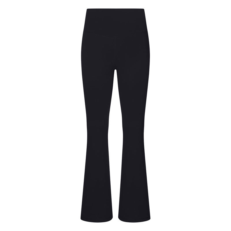 High Waist Hip Lift Warm Belly Contracting Fleece-lined Slightly Pull Yoga Pants