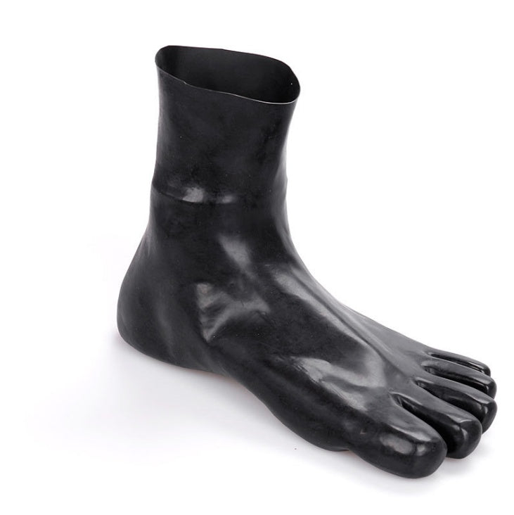 Latex Five-finger Socks Mid-tube To Calf
