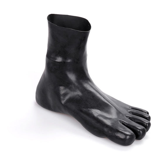Latex Five-finger Socks Mid-tube To Calf