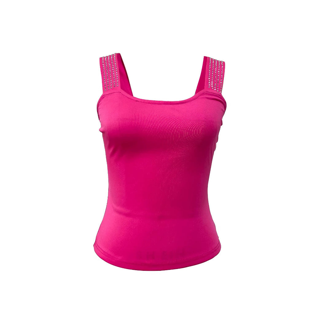 Women's Clothing Hot Drilling Sexy Vest