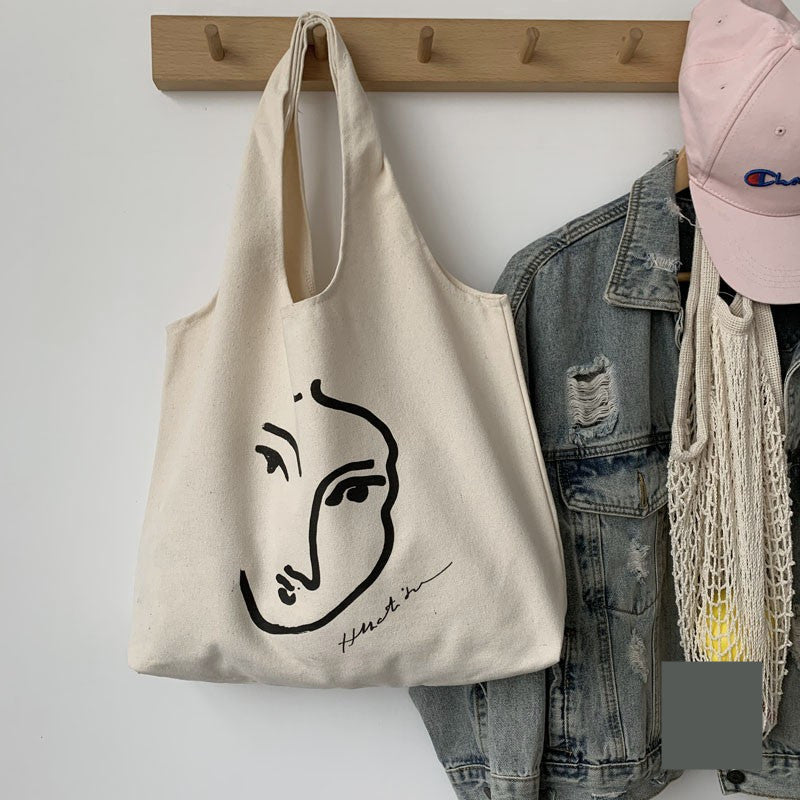 Japanese Simple And Versatile Literary Large Capacity Shoulder Bag