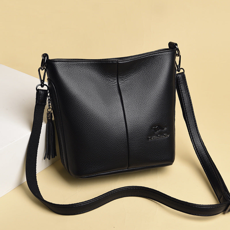 Women's Soft Leather Bag New Large Capacity