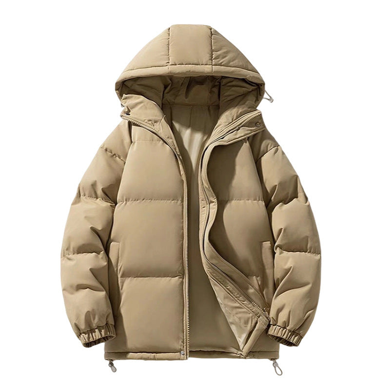 Winter Men's Cotton Hooded Loose Puffer Winter Coat