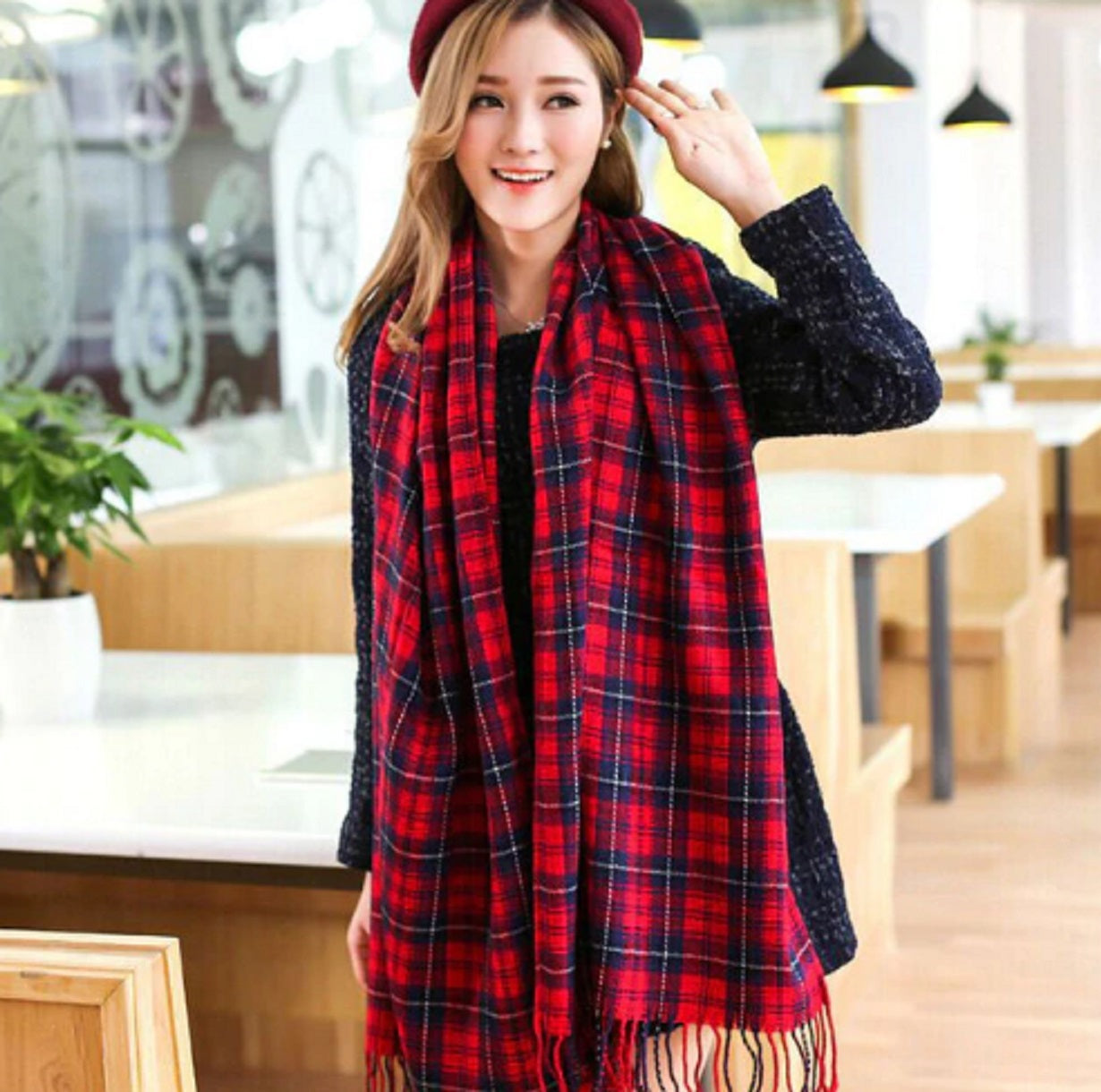 Cashmere Cashmere Halstørklæde Dame Stil
