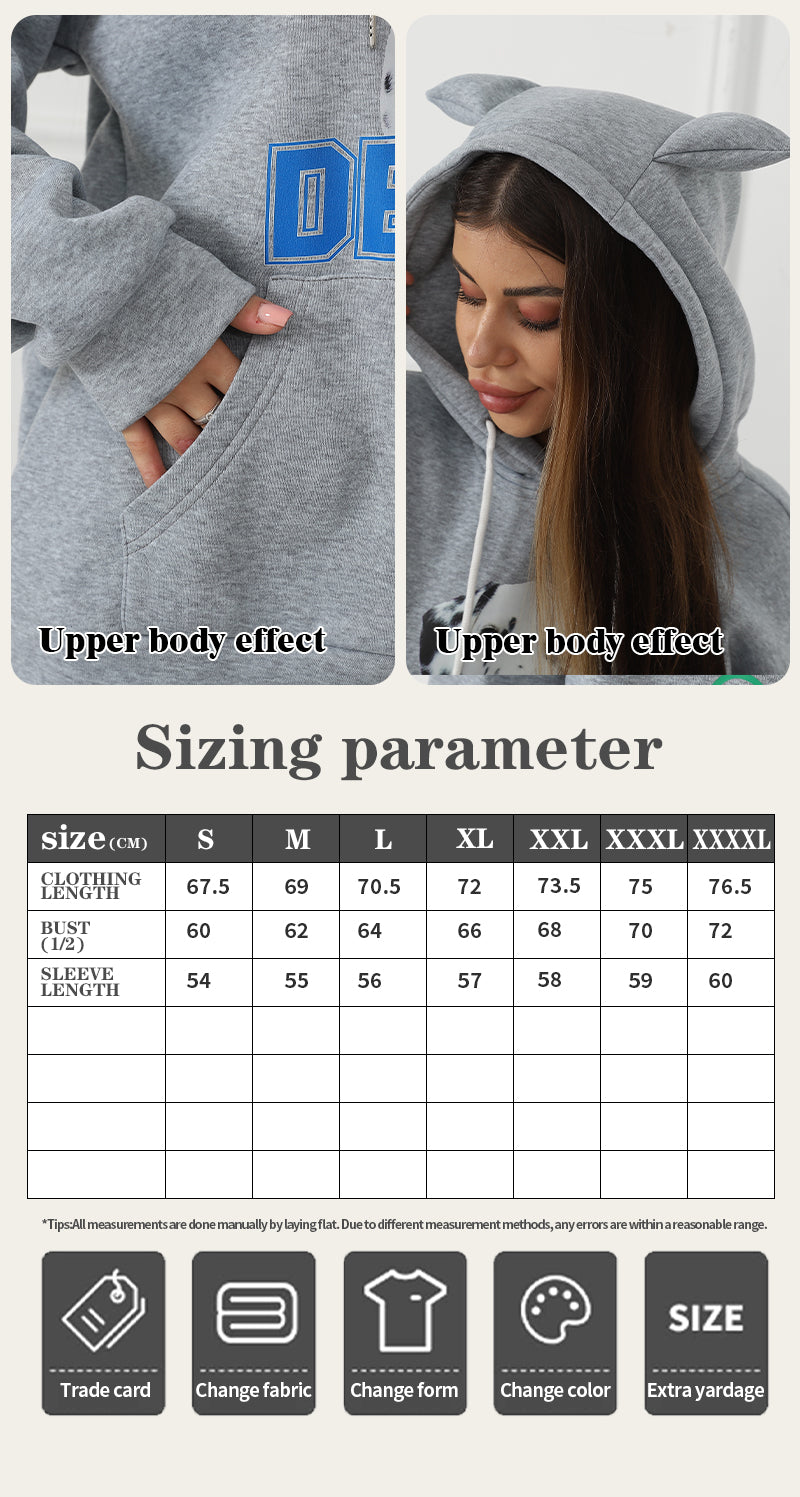 Dame Moderigtig Casual Langærmet Trøje med Print