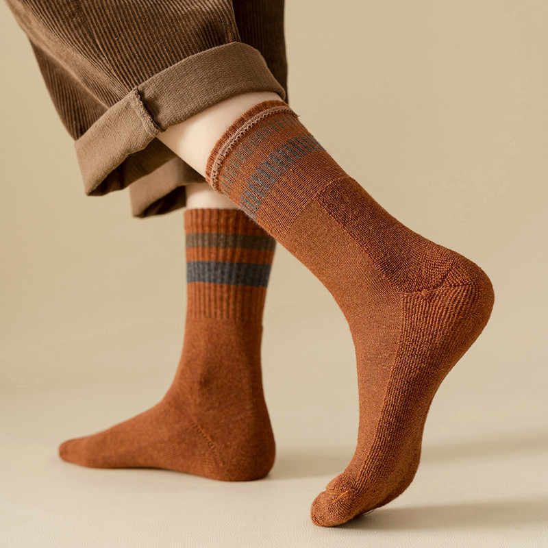 Middle Tube Boneless Thickened Warm Terry Socks
