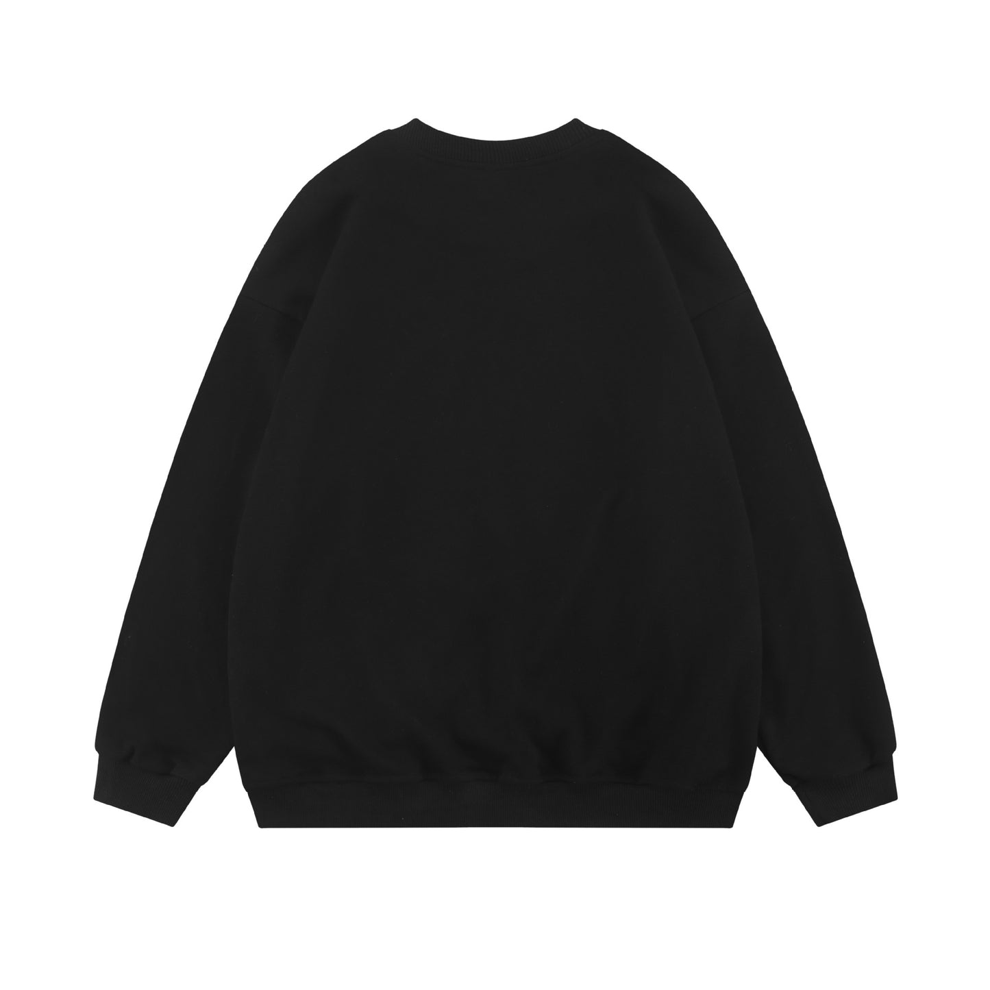 Embroidered Pullover Drop-shoulder Long-sleeve Men's Sweater Top