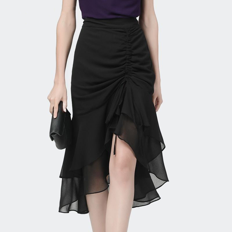 Waist Slimming Fishtail Sheath Mid-length
