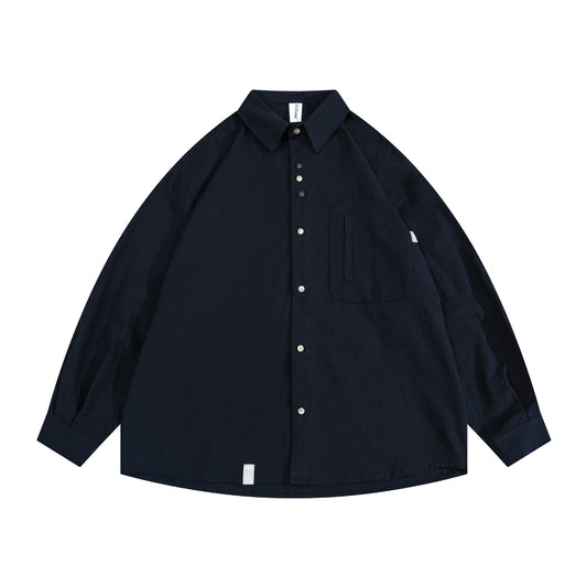 Men's Japanese Pu Shuai Casual Overshirt