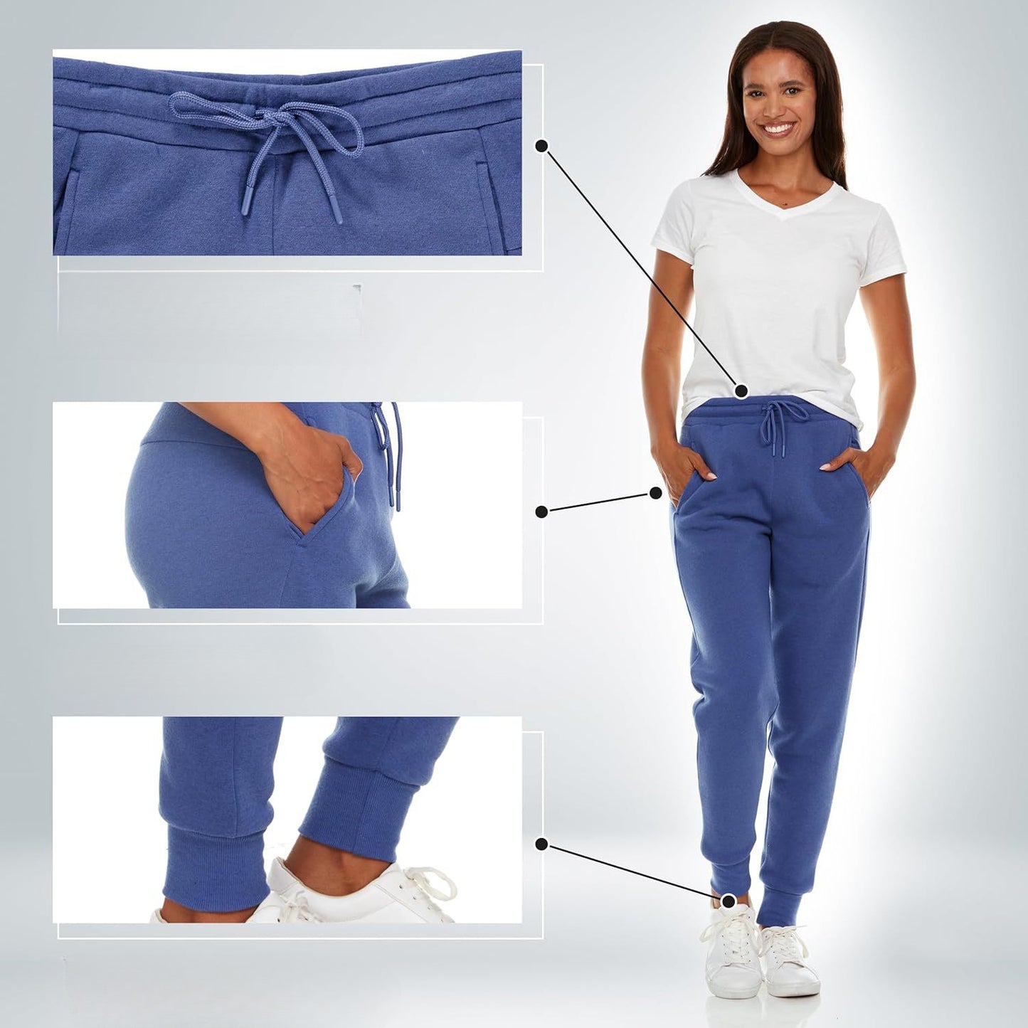 Women Yoga Jogger Pants Cotton Leisure Sports
