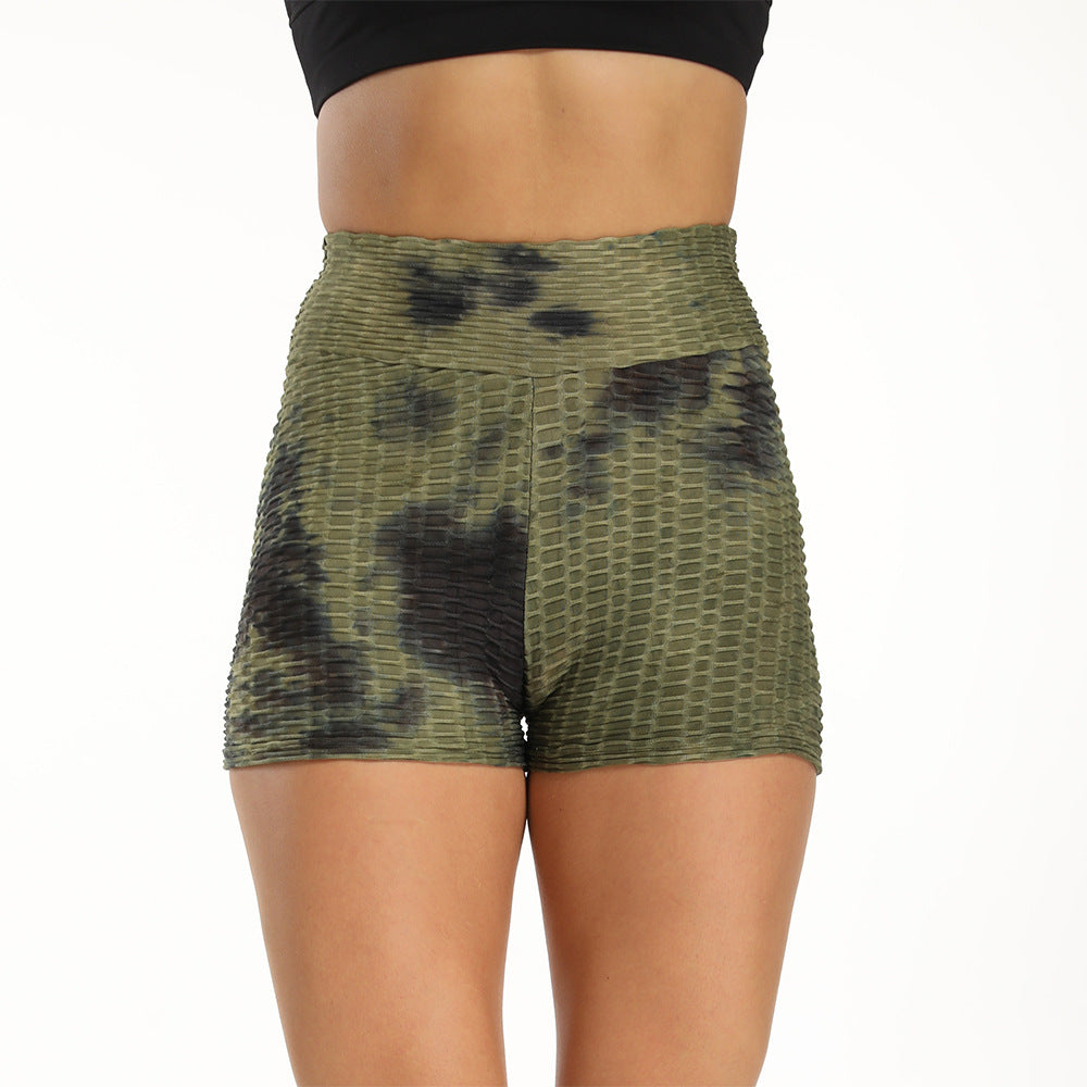 Women's Fashion Jacquard Tie-dye High-waisted Sports Yoga Pants