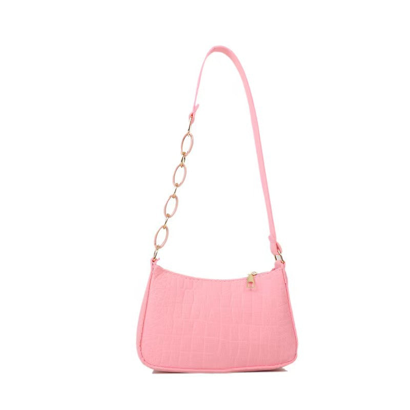 Spring New Fashion Simple Graceful Underarm Handbag High Sense Niche